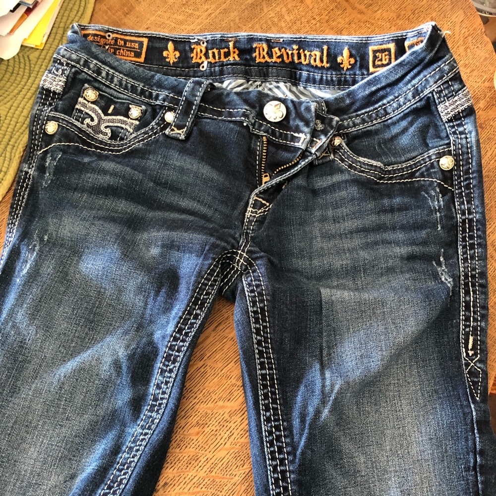 Maggie boot cut Rock Revival jeans.